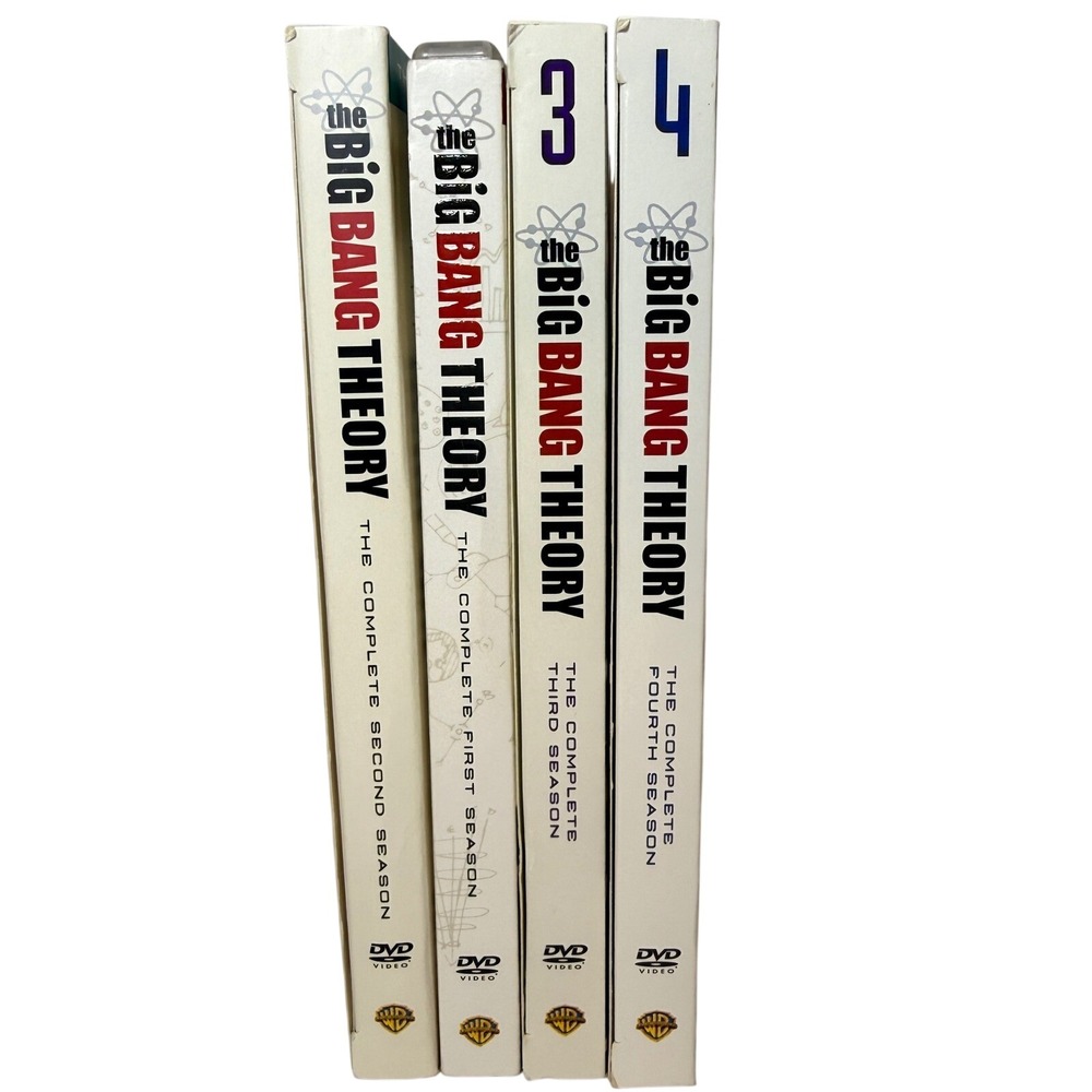 The Big Bang Theory Seasons 1-4 DVD Set Complete First Second Third Fourth